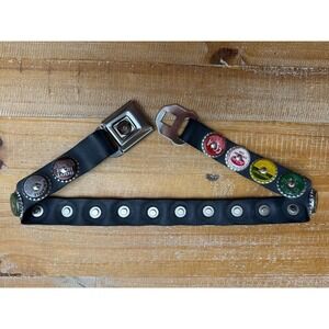 Little Earth Black Belt with Colorful Accents